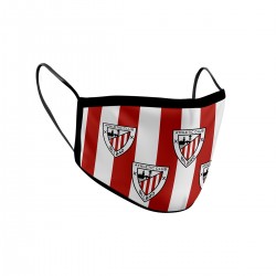 R30 ATHLETIC CLUB Mask - RED AND WHITE SHIELDS Washable and Reusable Junior