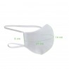 Masque Enfant Réutilisable et Lavable 100% Coton Bio 13-17 ans R40