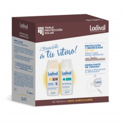 LADIVAL Pack Protección y Bronceado SPF 50 + Hidratante de Verano