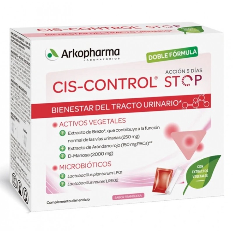 CIS-CONTROL STOP Arkopharma Himbeergeschmack 15 Beutel