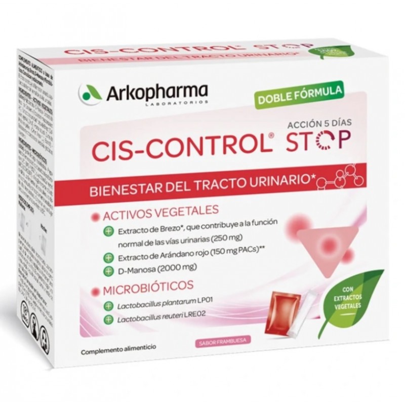 CIS-CONTROL STOP Arkopharma Raspberry Flavor 15 sachets