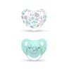 Achetez SUAVINEX Sucette Tétine Anatomique Silicone 6-18 Mois x2 (Bleu)
