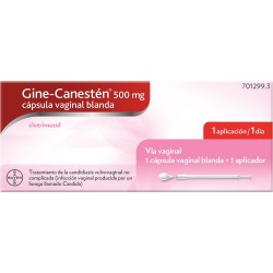 Gine-Canestén 500mg Cápsula Vaginal Blanda con Aplicador