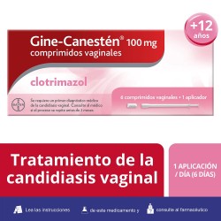 Gine-Canestén 100mg 6 Comprimidos Vaginales con Aplicador