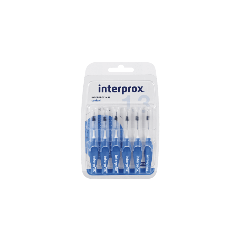 INTERPROX Cepillo Interproximal Cónico 1.3 x6