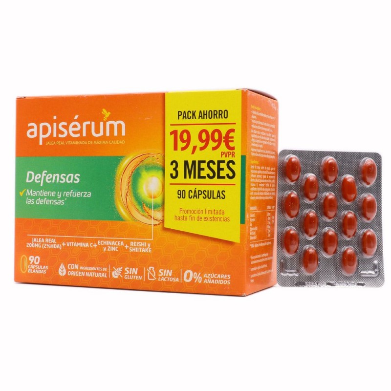 APISÉRUM Defenses Savings Pack 90 Soft Capsules