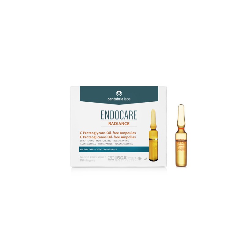 ENDOCARE Radiance C Proteoglicanos Oil Free Ampollas 10x2ml