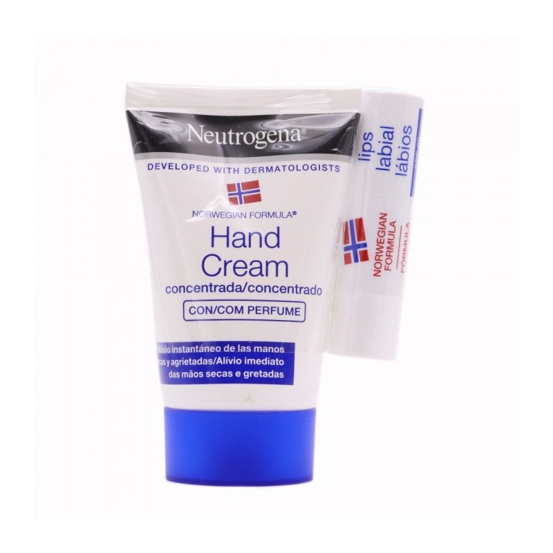 NEUTROGENA PACK Hand Cream 50ML + Lip Stick