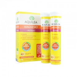 AQUILEA Magnésium + Potassium Saveur Orange 28 Comprimés Effervescents