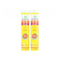 AQUILEA Magnésium + Potassium Saveur Orange 28 Comprimés Effervescents