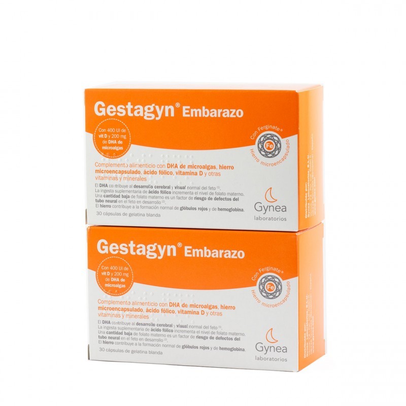 GESTAGYN Schwangerschaftspaket Duplo im Angebot 2x30 Kapseln