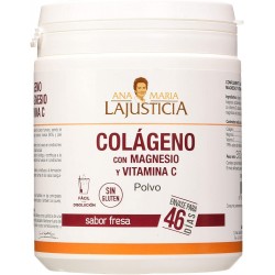 ANA MARÍA LAJUSTICIA Collagen + Magnesium + Vit. C Strawberry Flavor 350g