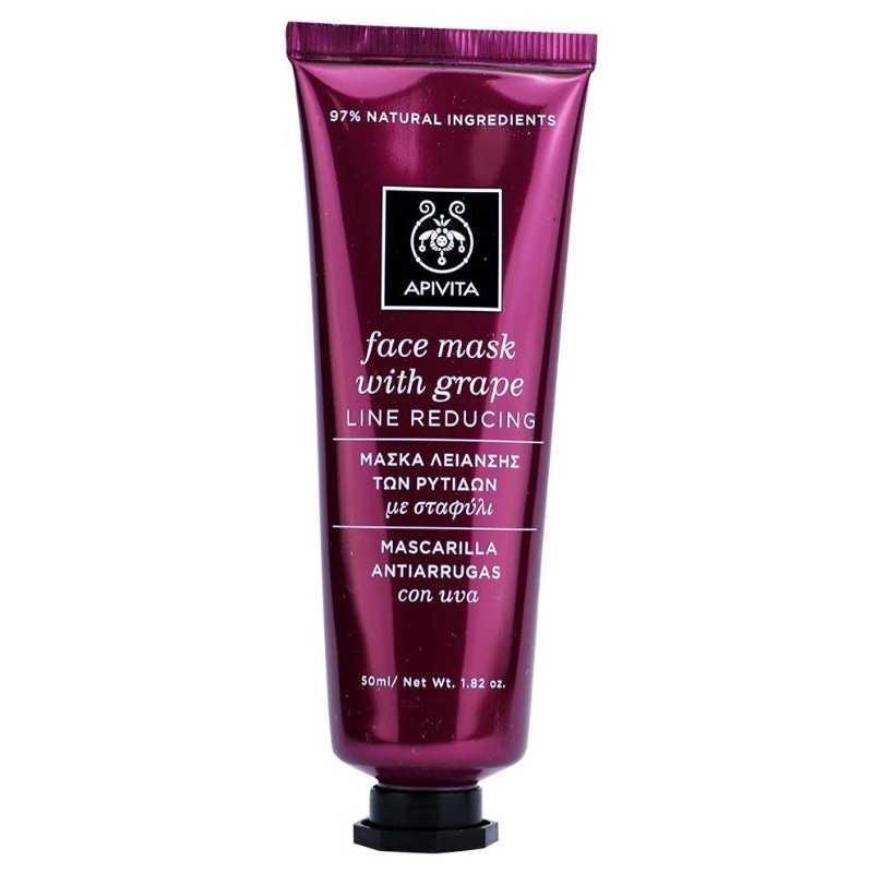 Máscara Facial Antirrugas APIVITA com Uva 50ml Máscara Facial Antirrugas APIVITA com Uva 50ml
