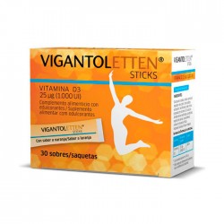 VIGANTOLETTEN Sticks Vitamine D3 30 unités