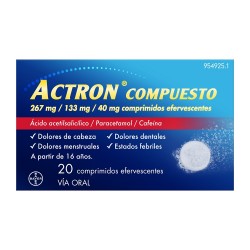 ACTRON Composé 20 Comprimés Effervescents