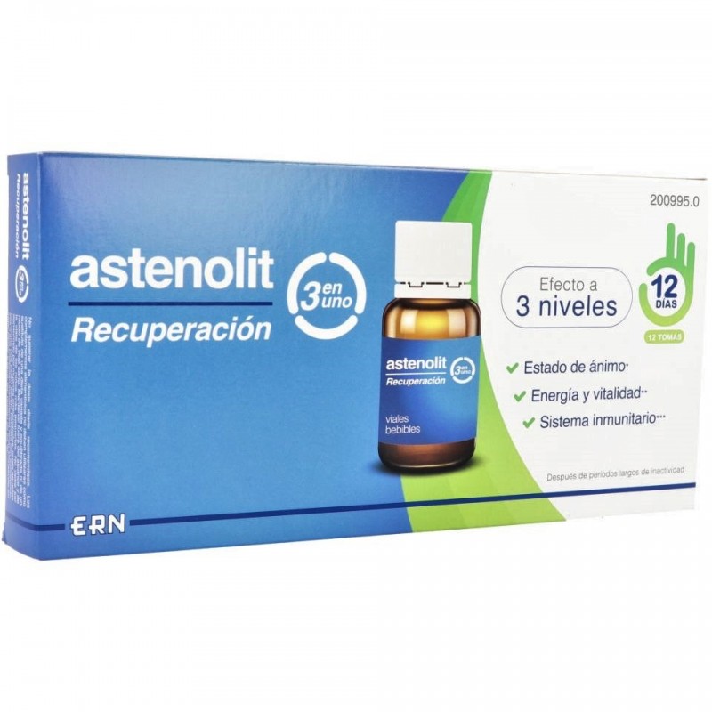 ASTENOLIT Recuperación 3en1 (12 viales)