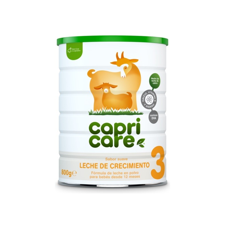 CAPRICARE 3 Wachstumsmilch auf Basis von Ziegenmilch 800gr Neue Formel CAPRICARE 3 Wachstumsmilch auf Basis von Ziegenmilch 800gr Neue Formel