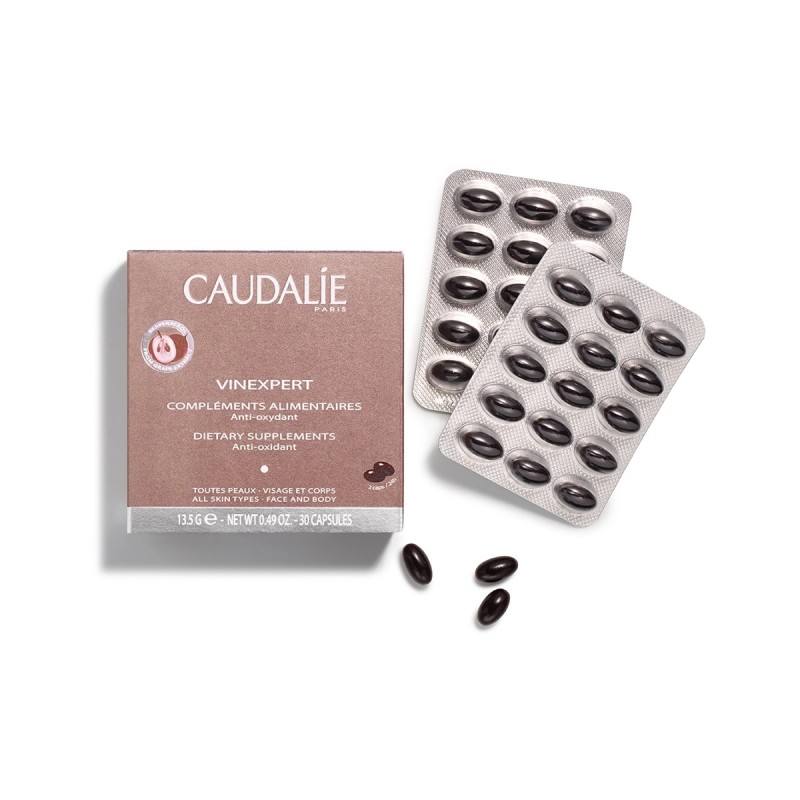 CAUDALIE Vinexpert Suplementos Alimentares 30 Cápsulas