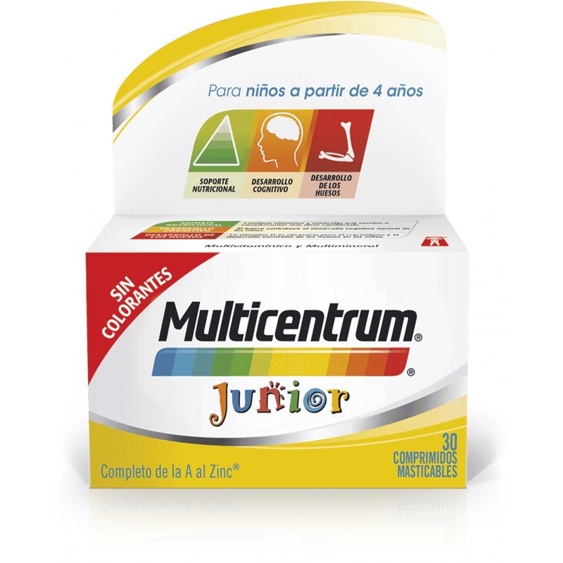 MULTICENTRUM Junior 30 Comprimidos Masticables