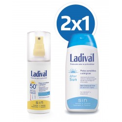 LADIVAL Protector Solar Spray FPS 50 200ML + Aftersun 200ML