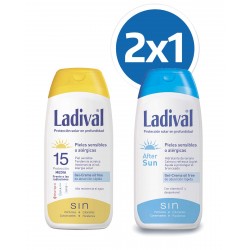 LADIVAL Protector Solar FPS 15 200ML + Aftersun 200ML