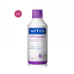 VITIS Colutorio CPC Protect 0,07% de Cloruro de Cetilpiridinio Sabor Menta 500ml