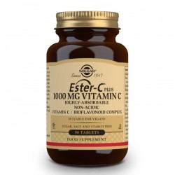 SOLGAR Ester-C Plus 1000mg Vitamine C 90 Comprimés