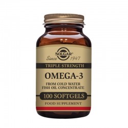 SOLGAR Omega-3 Triple Concentration 100 Softgels