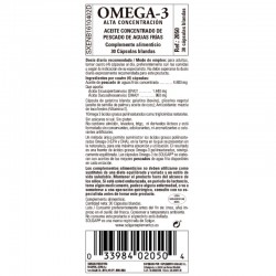 SOLGAR Omega-3 Alta Concentración 30 Cápsulas Blandas
