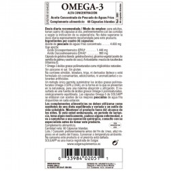 SOLGAR Omega-3 Alta Concentración 60 Cápsulas Blandas