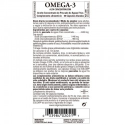 SOLGAR Oméga-3 Haute Concentration 60 Gélules Molles