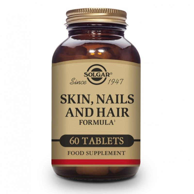 SOLGAR Cheveux, Peau et Ongles 60 Comprimés