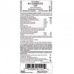SOLGAR Vitamin B-Complex "50" High Potency 100 Vegetable Capsules