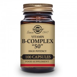 SOLGAR Vitamin B-Komplex "50" Hochwirksam 100 Pflanzliche Kapseln