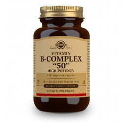 SOLGAR Vitamin B-Komplex "50" Hochwirksam 100 Pflanzliche Kapseln