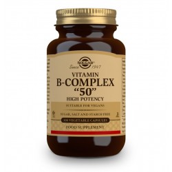 SOLGAR Vitamina B-Complex "50" Alta Potencia 100 Cápsulas Vegetales
