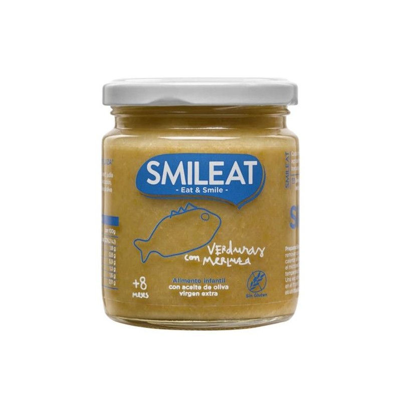 SMILEAT Pote de Legumes Biológico com Pescada 230g SMILEAT Pote de Legumes Biológico com Pescada 230g
