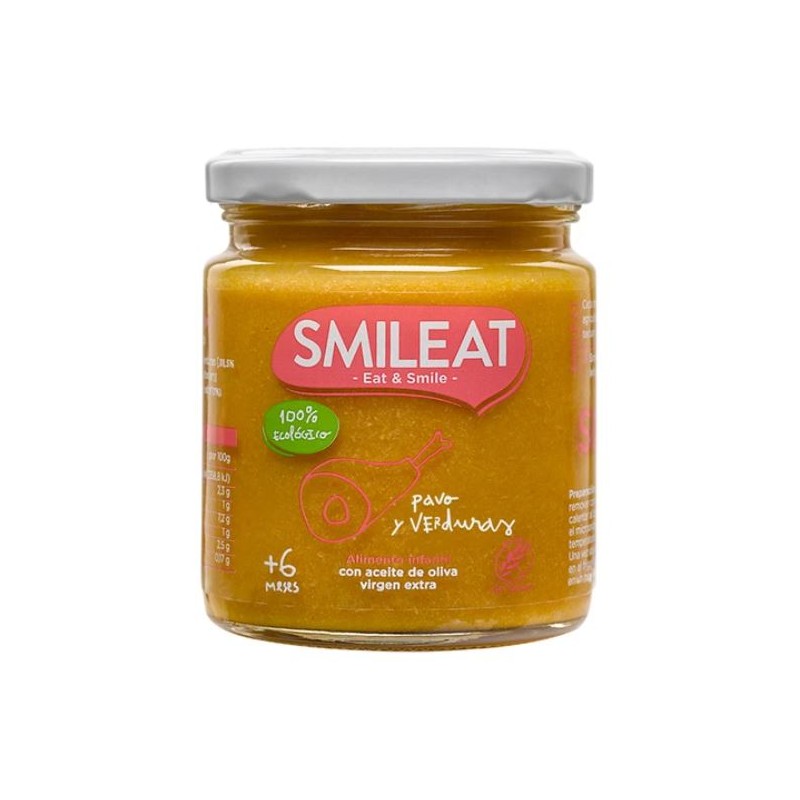 SMILEAT Dinde aux Légumes Bio Pot 230g SMILEAT Dinde aux Légumes Bio Pot 230g