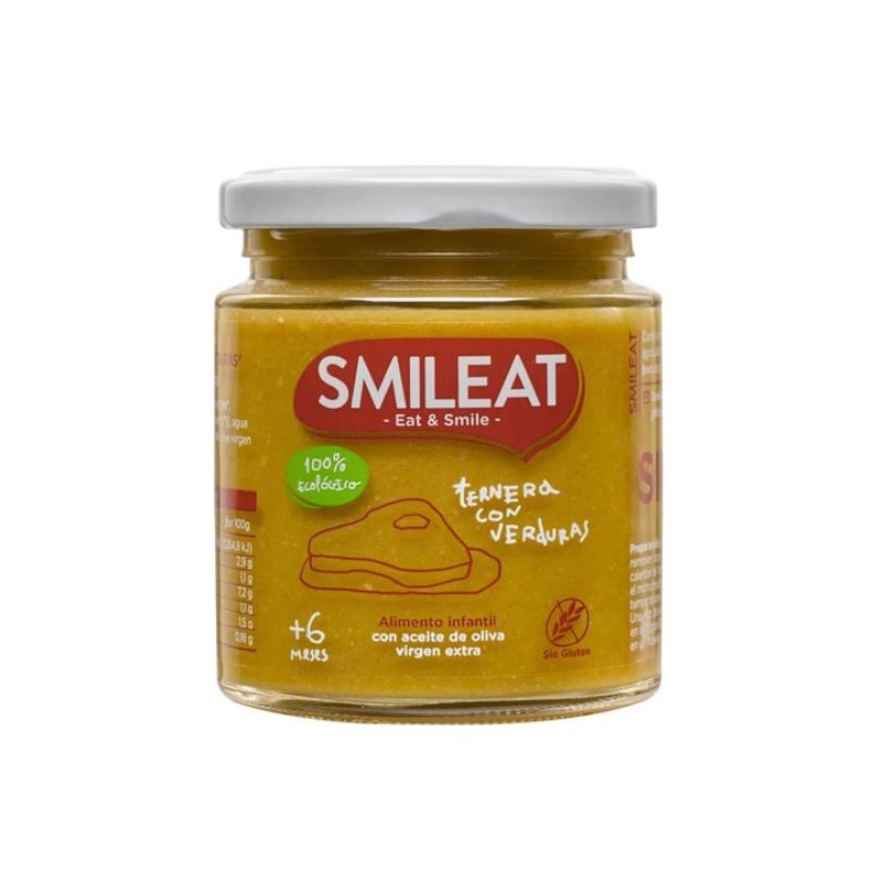 SMILEAT Vasetto di Manzo con Verdure Biologico 230g