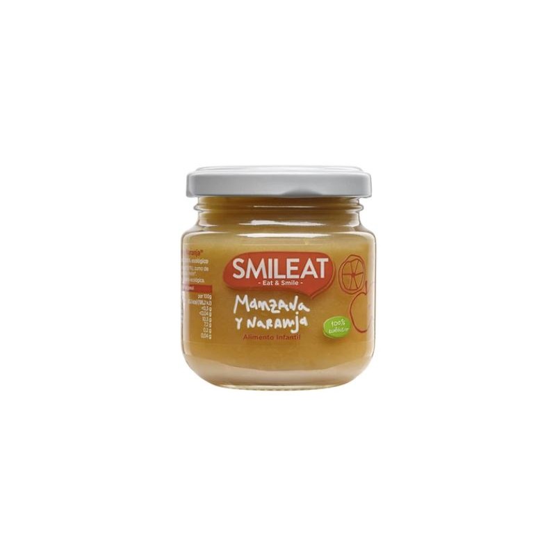 SMILEAT Pote Biológico de Maçã, Laranja e Cenoura 130g SMILEAT Pote Biológico de Maçã, Laranja e Cenoura 130g
