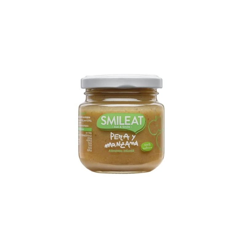 SMILEAT Pote de Pêra e Maçã Bio 130g SMILEAT Pote de Pêra e Maçã Bio 130g