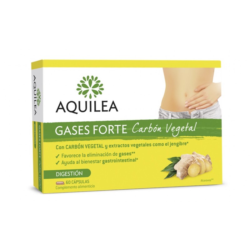 AQUILEA Gases Forte Vegetable Charcoal 60 Capsules