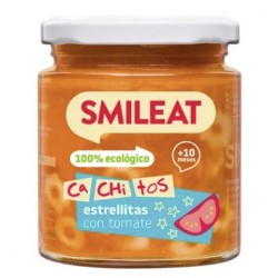 SMILEAT Pot Bio Cachitos Estrellitas Pâtes à la Tomate 230g
