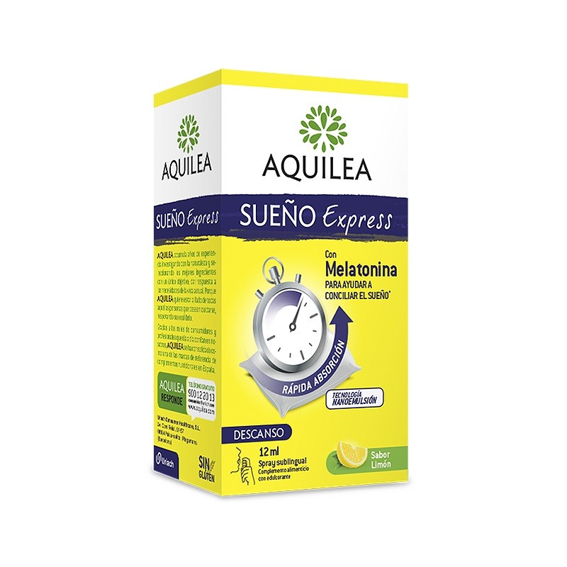 AQUILEA Sueño Express Spray Sabor Limão 12ml AQUILEA Sueño Express Spray Sabor Limão 12ml