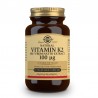 SOLGAR Vitamine K2 100μg avec MK-7 Naturel (Extrait de Natto) 50 Gélules Végétales