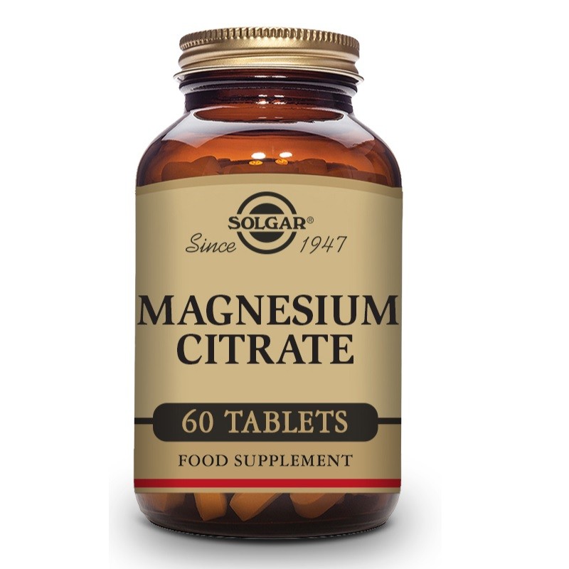 SOLGAR Citrate de Magnésium 60 Comprimés