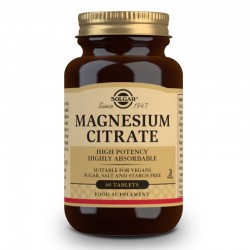 SOLGAR Citrato de Magnesio 60 Comprimidos