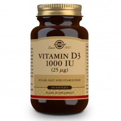 SOLGAR Vitamin D3 1000iu (25µg) 100 Kapseln