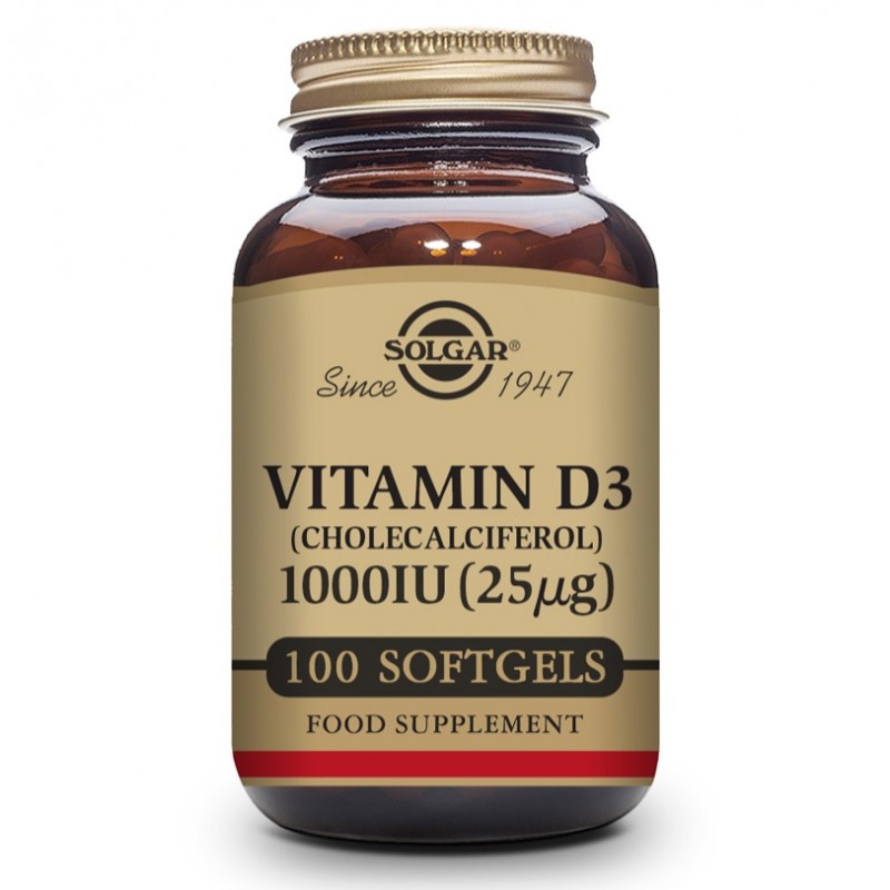 SOLGAR Vitamin D3 1000iu (25µg) 100 Kapseln SOLGAR Vitamin D3 1000iu (25µg) 100 Kapseln