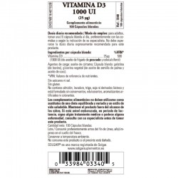 SOLGAR Vitamin D3 1000iu (25µg) 100 Kapseln